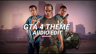 GTA 4 theme [edit audio]