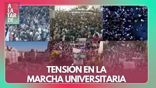 ¡TENSIÓN, PREOCUPACIÓN Y PROTOCOLO ANTIPIQUETES: MARCHA UNIVERSITARIA!