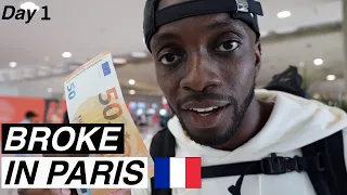 STUCK IN PARIS FOR 3 DAYS WITH €100 - DAY 1