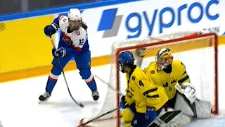 The first EVER Michigan goal by a Woman