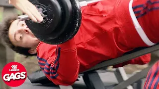 Top 10 Gym Pranks | Just For Laughs Gags