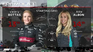 SEE the F1 Starting Grid 2023 IF The Drivers Were Females