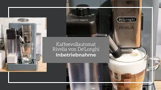 Inbetriebnahme: Kaffeevollautomat Rivelia von De'Longhi | Bean Adapt Technology für Bestes Aroma