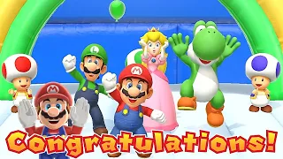 Super Mario Party River Survival Mario Luigi Peach and Yoshi