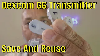 Dexcom G6  Transmitter Save Restart Sensor By removing Transmitter