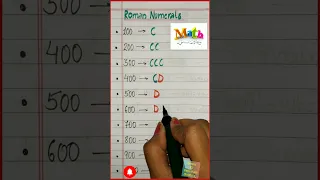 "Roman Numbers"  #shorts #short #youtubeshorts #shortvideo