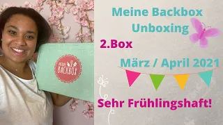 Meine Backbox / Unboxing / 2. Box / März / April 2021 / Frühlingshaft