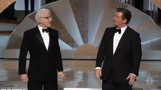 Steve Martin and Alec Baldwin hosting the Oscars®