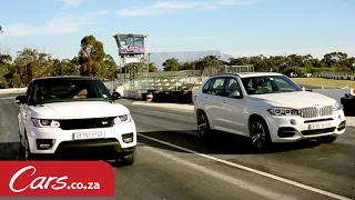 Drag race: BMW X5 M50d versus Range Rover Sport Supercharged V8