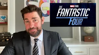 Krasinski hints he's NOT playing Mr. Fantastic?