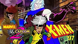 MvC2: X-Men 97 Crosses Over to Marvel vs Capcom 2 (Magneto/Gambit/Rogue Anti-Air)