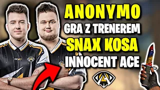 ANONYMO GRA Z TRENEREM! SNAX KOSA, INNOCENT ACE, KYLAR CLUTCH 1vs3 - SKRÓT MECZU