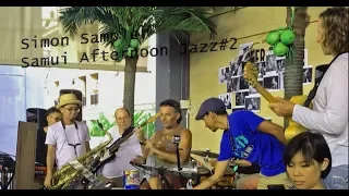 Simon Sampler on DARBUKA Samui Afternoon Jazz#2