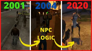 Evolution of NPC LOGIC in GTA Games (2001-2020) | GTA Evolution