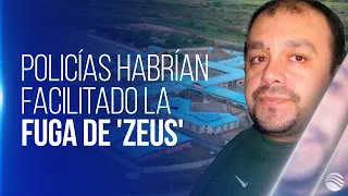 Los policías que habrían facilitado el escape de alias Zeus de una estación