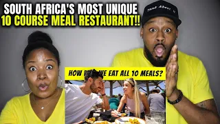 🇿🇦 American Couple Reacts to South Africa's Most Unique Restaurant!