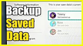 How to Backup Game Saved Data to Cloud on Nintendo Switch (Fast Tutorial)