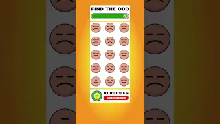 FIND THE ODD EMOJI OUT #319 #shorts #puzzle #riddles #viral #emoji #emojichallenge #xiriddles