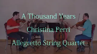 A Thousand Years (Christina Perri) - Allegretto String Quartet Cover Live