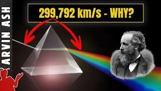 Why is the speed of light what it is? Maxwell equations visualized