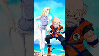 Krillin VS Android 18 #shorts #goku #dragonball #dbs