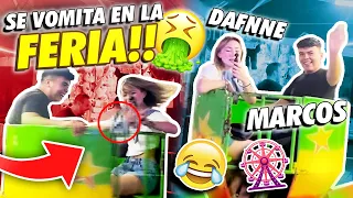 Dafnne casi vomita en la feria II Hermanas JM