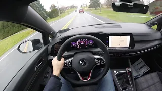 2022 VW Golf GTI 6MT - POV Test Drive