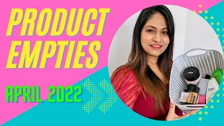 Product Empties April 2022 | Skincare, Makeup, Hair Care | Mini Reviews | GIVEAWAY 2022 | Snehal K