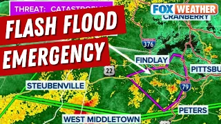 Flash Flood Emergency Issued In Pennsylvania