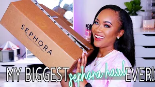 HUGE SEPHORA HAUL 2021 | MAKEUP,  SKINCARE + SELF CARE | SPRING SAVINGS EVENT ♡ Fayy Lenee