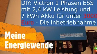 #DIY: 24 Volt #Victron ESS mit 7 kWh #Lifepo Akku  für unter 3000 €