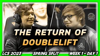 Doublelift left us 😢 (LCS 2023 CoStreams | Spring Split | W1D1)