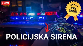 🔵 POLICIJSKA SIRENA - Policija sirena - Sirena policije - Zvuk policije - Policija zvok