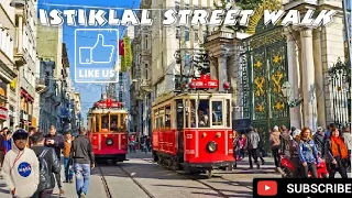 Istiklal Street Istanbul Walk Tour | Yuaw Vlog | Living in Turkey