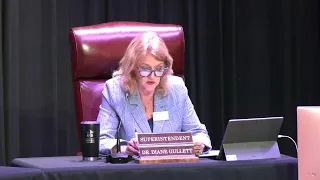 Marion County School Board Special Meeting, May 21st 2024