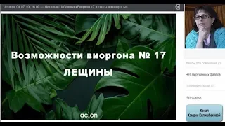 «ACLON»  Виоргон  ЛЕЩИНЫ 17 ответы на вопросы / Наталья Шабанова