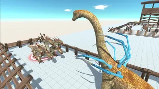 Dinosaurs Vs Hydra + All Mobs - Animal Revolt Battle Simulator