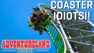 Coaster Idiots Go To Adventureland! - Super Wacky Iowa Amusement Park! (June 2021)