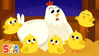 Five Little Chicks | Lullaby for Kids | Super Simple Songs