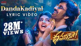 DandaKadiyal  - Lyric Video | Dhamaka | Ravi Teja | Sreeleela | Thrinadha Rao | Bheems Ceciroleo