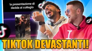 REAGIAMO AI TIK TOK PIÙ IMBARAZZANTI REALIZZATI SU DI NOI - NON CI CREDO DADDA È FINITO AL COLLEGIO!