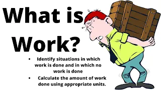 What is Work? Grade 8 Science