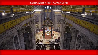 02 febbraio 2024, Santa Messa per i Consacrati | Papa Francesco