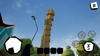 Tallest box tower in hello neighbour, thirteen boxes!!!!???? (World record)