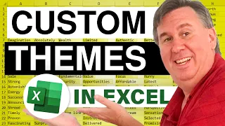 Excel - Create Custom Themes in Excel | Easy Step-by-Step Tutorial - Episode 531