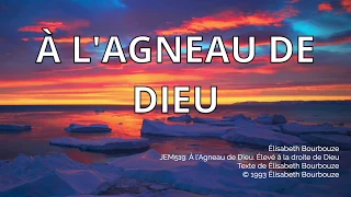 A l'agneau de Dieu - JEM519