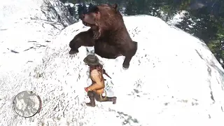 What happens if you lasso a bear by the edge of cliff?