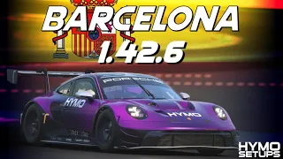 Barcelona Hotlap + SETUP | 1:42.6 | Porsche 992 GT3 R | Assetto Corsa Competizione v1.9.2