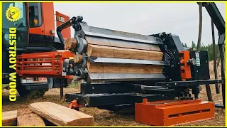 10 Dangerous Homemade Firewood Processing Machines On Another Level 🪓11