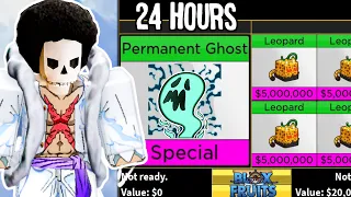 Trading PERMANENT GHOST for 24 Hours in Blox Fruits